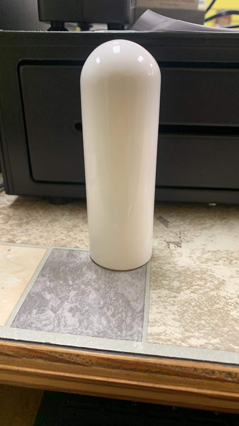 4" long x 1.3" diameter rod gear shift knob w/ 1/2" x 13 adapter