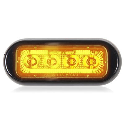 Maxxima Amber 4 diode dual color 3.8" x 1.5" low profile surface mount LED strobe light