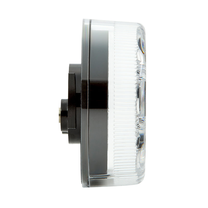 Maxxima amber 2" round 6 diode LED marker light - CLEAR lens