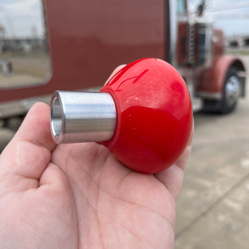 K-Whopper embedded logo tractor / trailer air brake knob with 5/8" x 11 insert - SINGLE