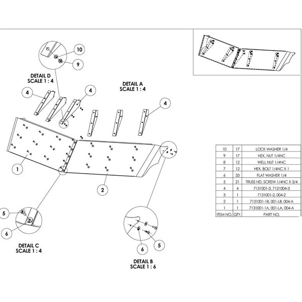 Peterbilt 379/386/389 2005+ Ultracab 14" stainless steel drop visor