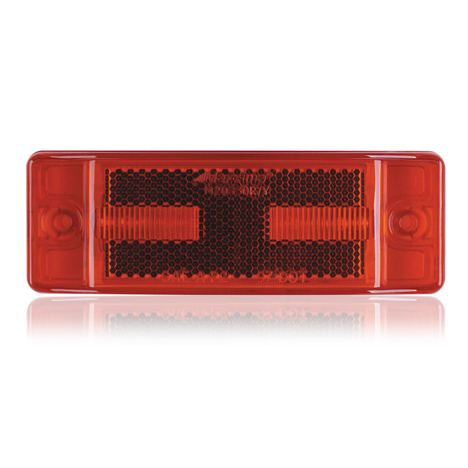Red 2" x 6" rectangular 8 diode LED marker/TURN SIGNAL light