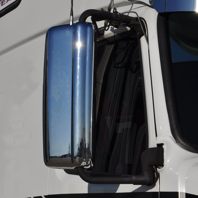 Volvo VN 2003-2011 chrome plastic mirror back - SINGLE