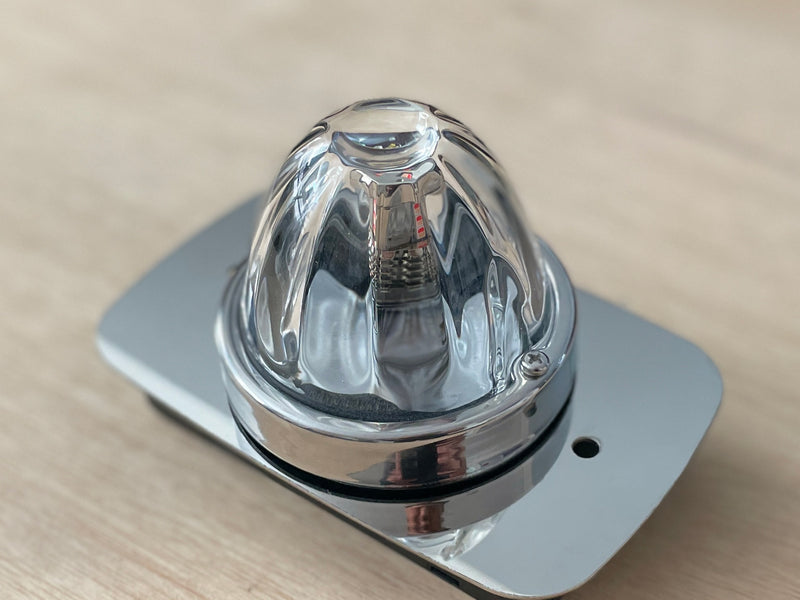 Freightliner Cascadia stainless steel side turn signal bracket - SINGLE