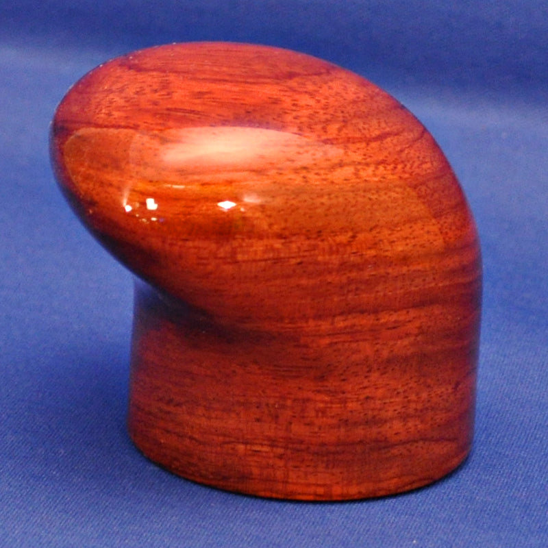 Left-hand shift Rosewood gear shift knob with chrome skirt for Eaton Fuller transmissions - 13/15/18 speed