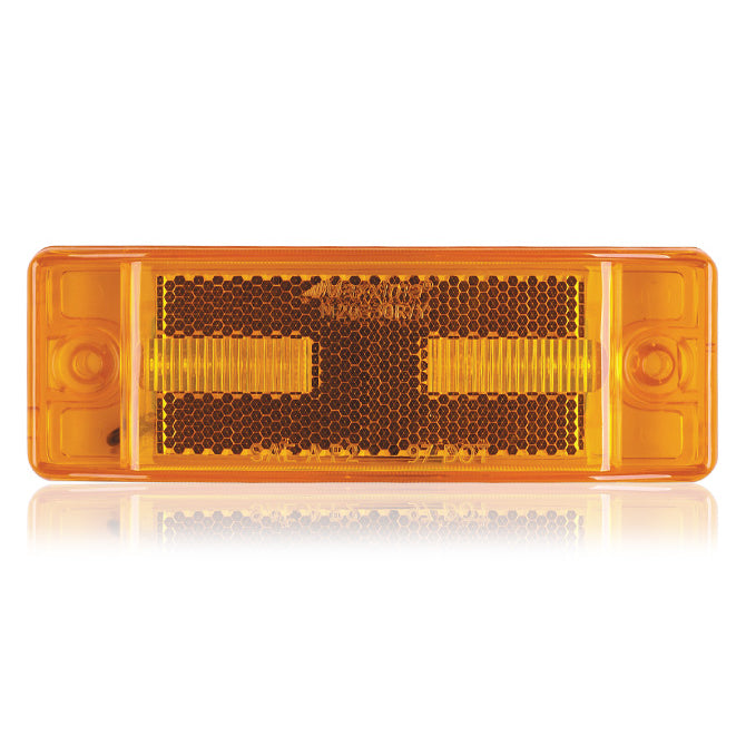 Amber 2" x 6" rectangular 8 diode LED marker/TURN SIGNAL light
