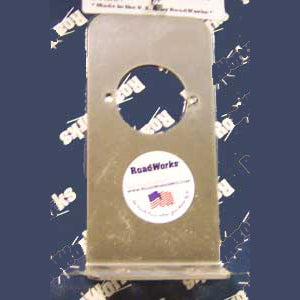 Peterbilt stainless steel heater plug bracket