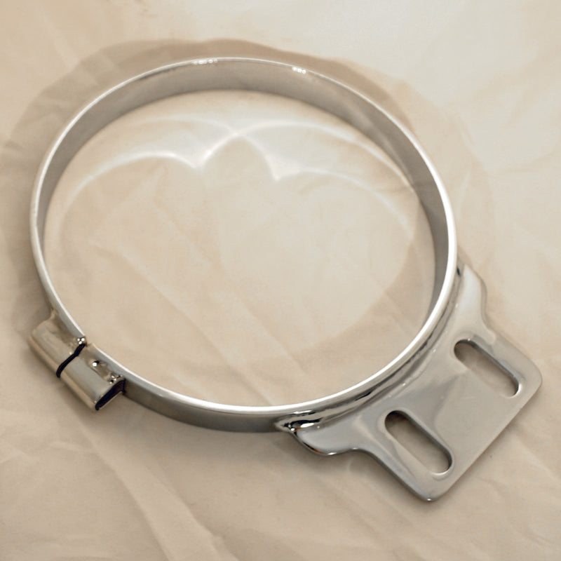 Dynaflex Peterbilt chrome 1" narrow band straight exhaust clamp for 8" diameter stack kit