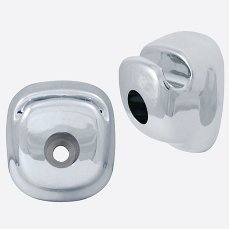 Peterbilt 386/389 2006-2018 chrome plastic sunvisor hooks - PAIR