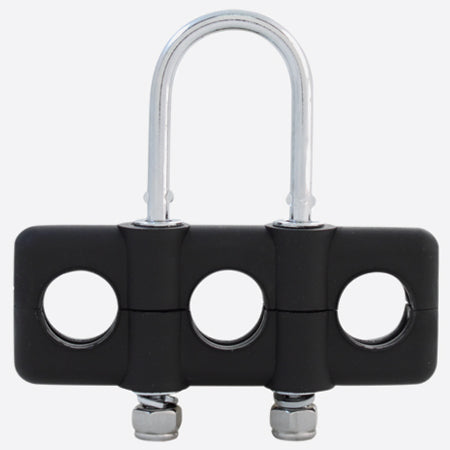 Chrome replacement air hose/cable clip for swivel stick