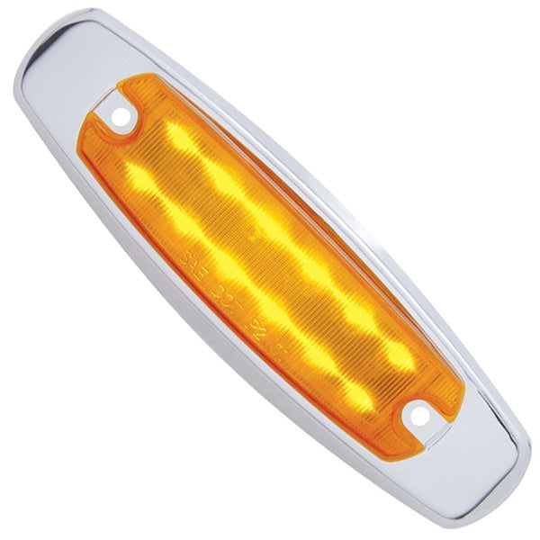 Amber 12 diode Peterbilt-style LED marker light