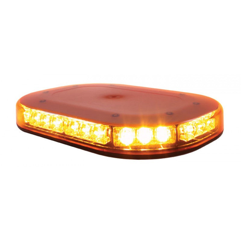 Amber 30 diode micro strobe LED light bar (12/24 volt)