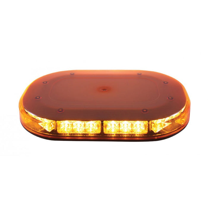 Amber 30 diode micro strobe LED light bar (12/24 volt)
