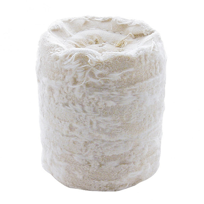 Cylinder shape white muslin polishing wheel - 3" Cylinder