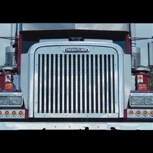 Freightliner Classic/FLD 1990+ stainless steel grill w/17 vertical bars
