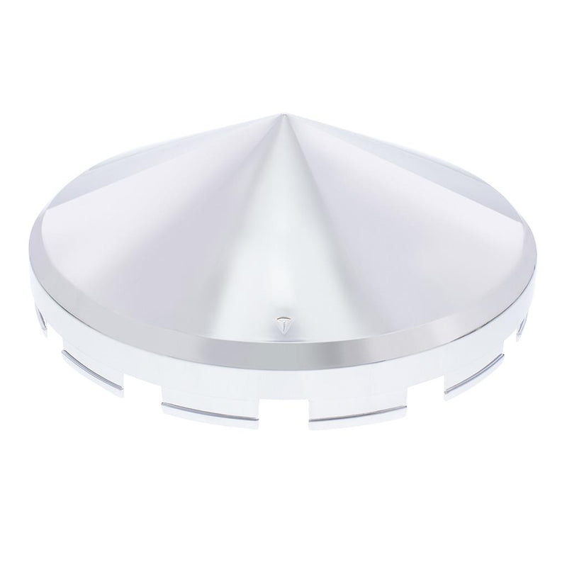 Chrome plastic replacement pointed front hubcap for UP/10241