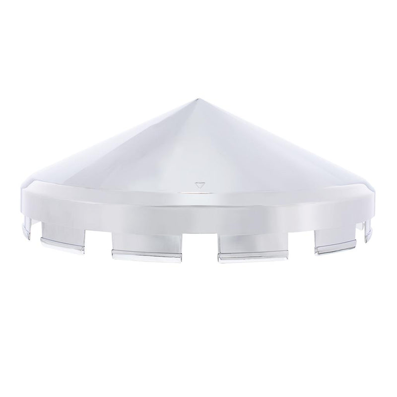 Chrome plastic replacement pointed front hubcap for UP/10241