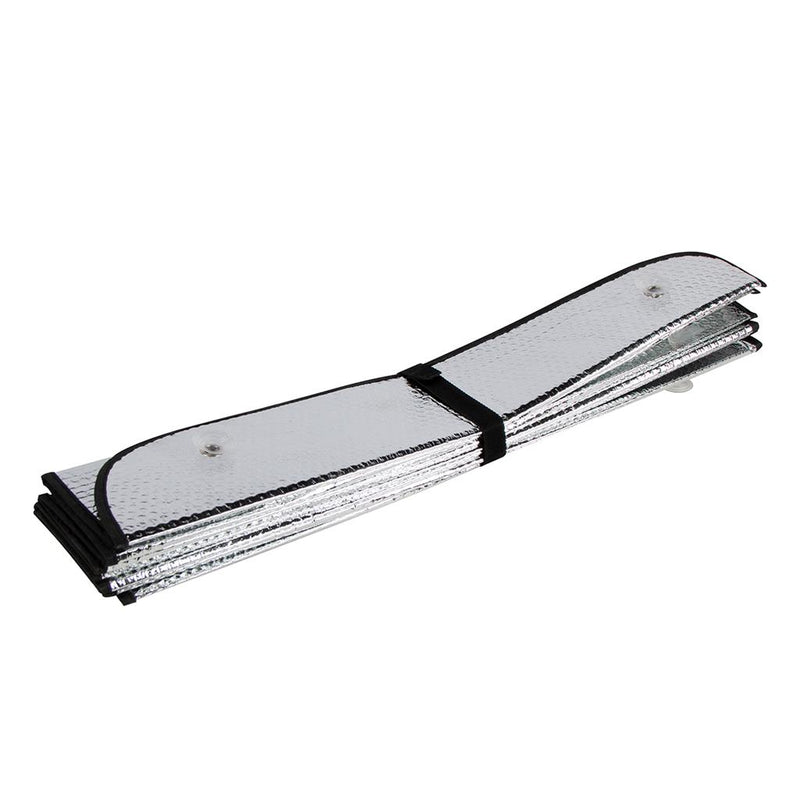 Volvo VNL reflective cooling window shade