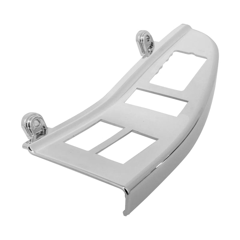Freightliner Century/Columbia chrome plastic door switch panel - Driver's Side, 4 Switch Holes