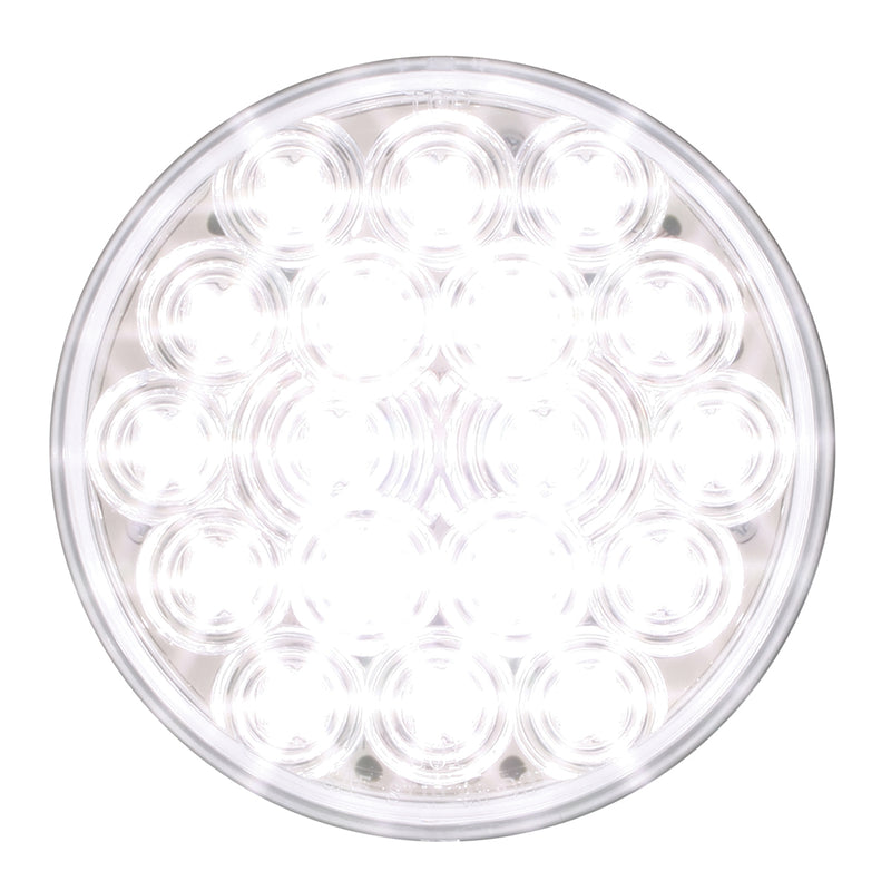 "Fleet" White 4" round 18 diode LED backup/reverse light