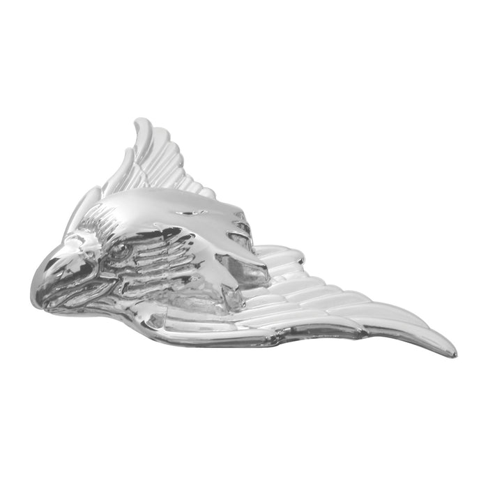 Chrome 3D small war eagle emblem