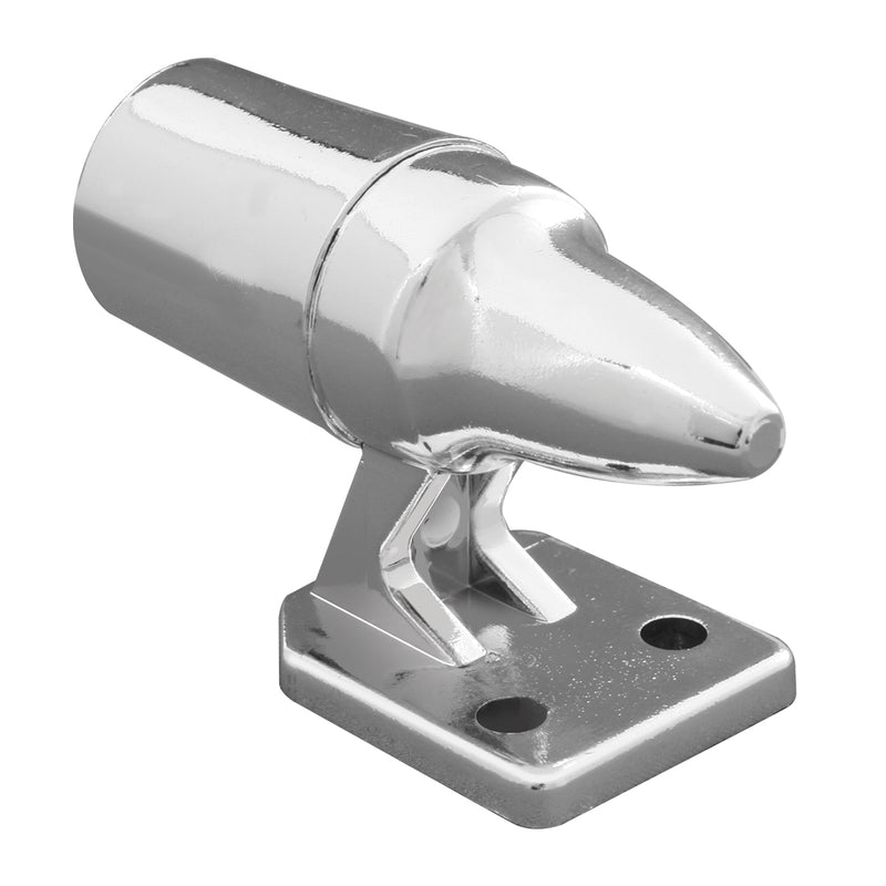 Chrome ultrasonic animal alert, adhesive tape on bottom - PAIR