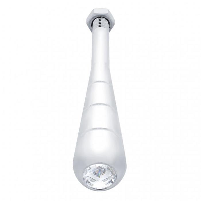 Freightliner 4.75" chrome aluminum steering column tilt handle w/jewel