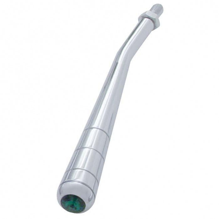 7" chrome aluminum trailer brake handle w/jewel