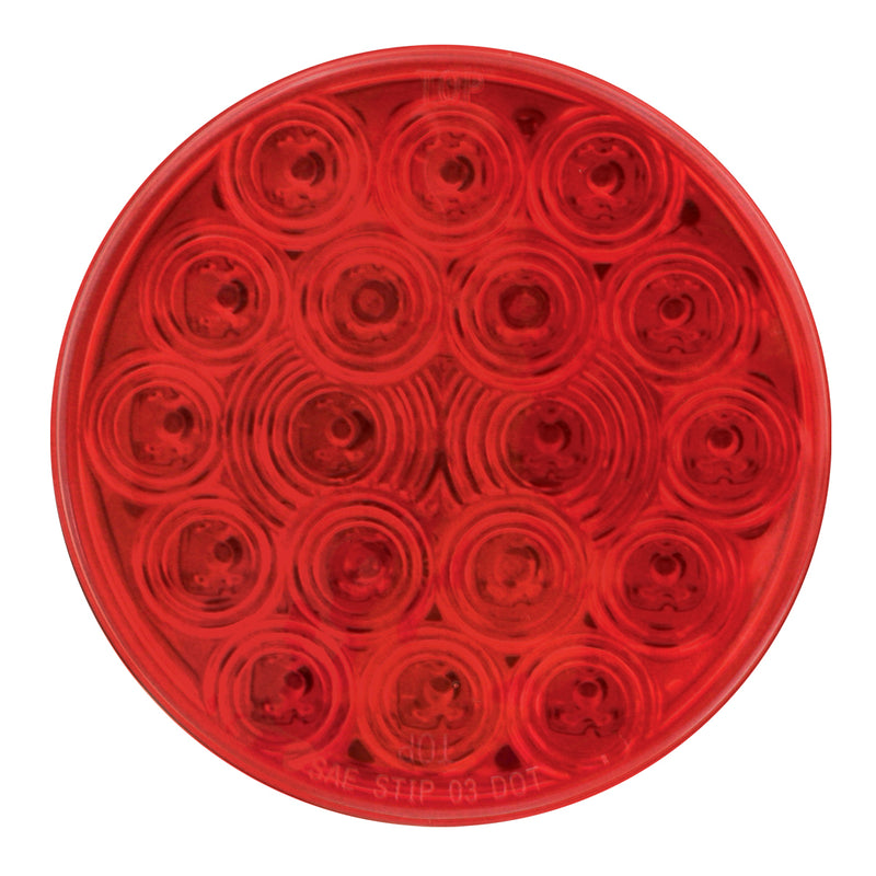 "Fleet" Red 4" round 18 diode LED stop/turn/tail light