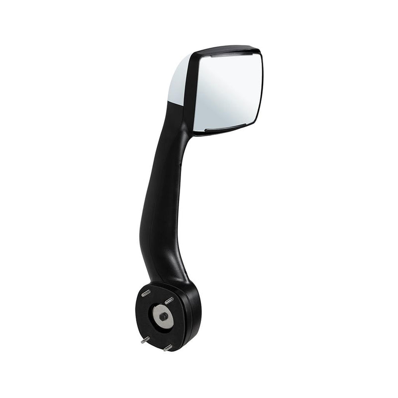 Kenworth T680 / Peterbilt 579 hood mirror assembly with chrome back - SINGLE