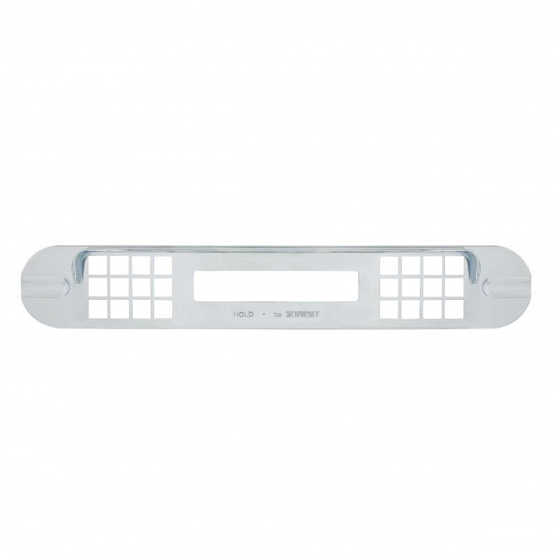 Freightliner Cascadia chrome plastic instrument panel cover