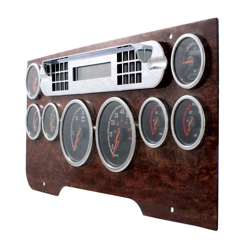 Freightliner Cascadia chrome plastic instrument panel cover