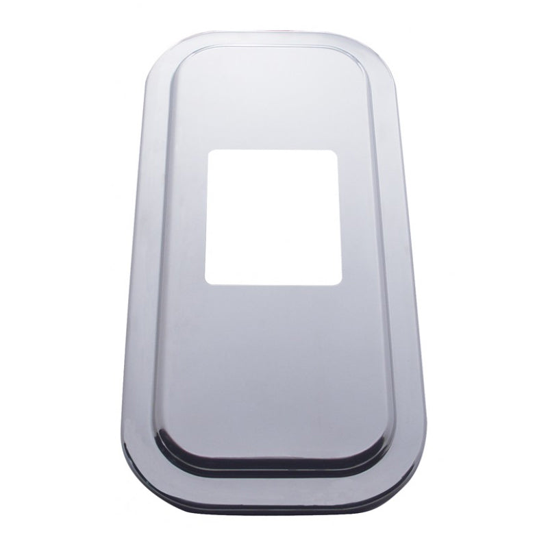 Peterbilt 2005+ extended hood stainless steel gear shift plate cover