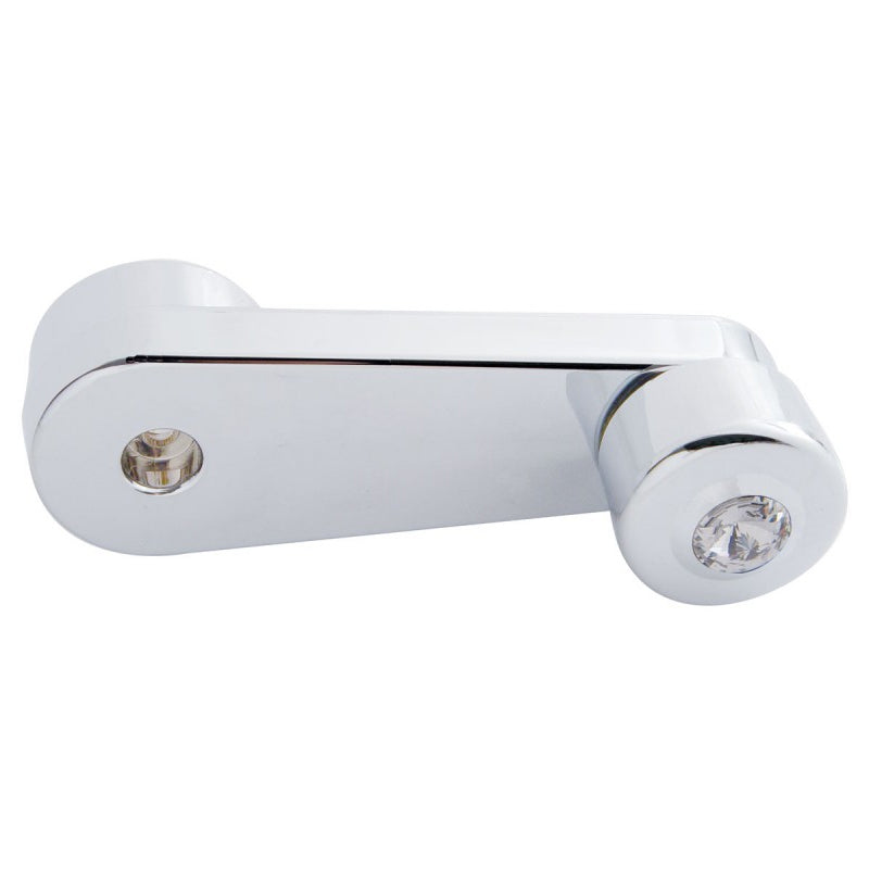 Freightliner Classic/FLD chrome plastic window crank w/jewel - SINGLE