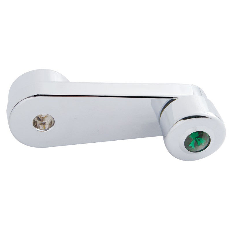 Freightliner Classic/FLD chrome plastic window crank w/jewel - SINGLE