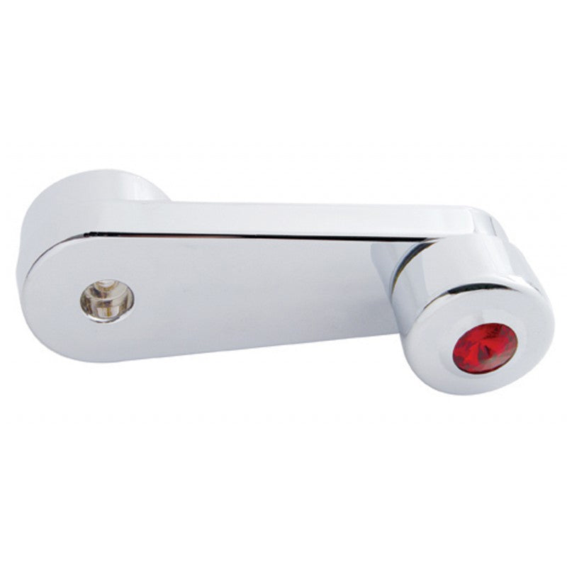 Freightliner Classic/FLD chrome plastic window crank w/jewel - SINGLE