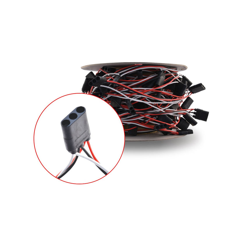 Female triple .180 bullet plug wire harness - 8" spacing