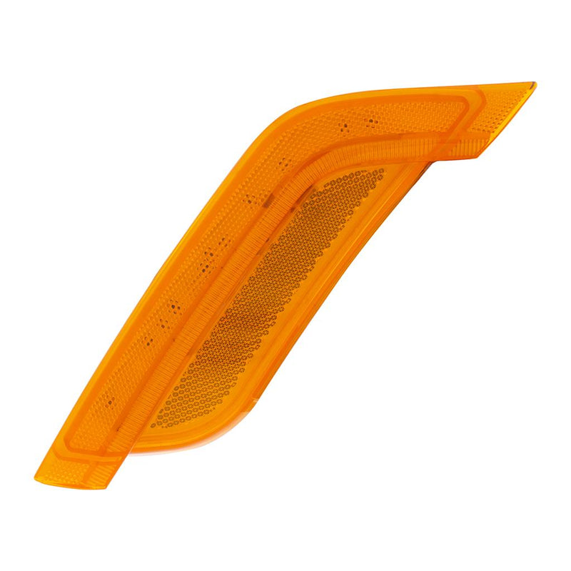 Peterbilt 579 / 587 amber LED fender turn signal light - SINGLE
