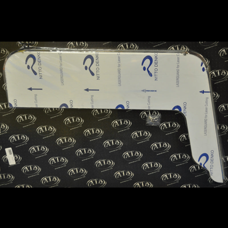 Kenworth w/Daylite Door stainless steel 8" Monster Chopped door window trim - PAIR