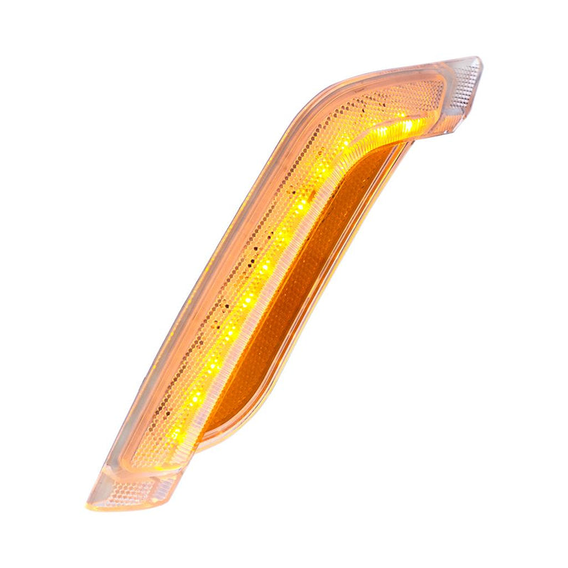 Peterbilt 579 / 587 amber LED fender turn signal light - SINGLE
