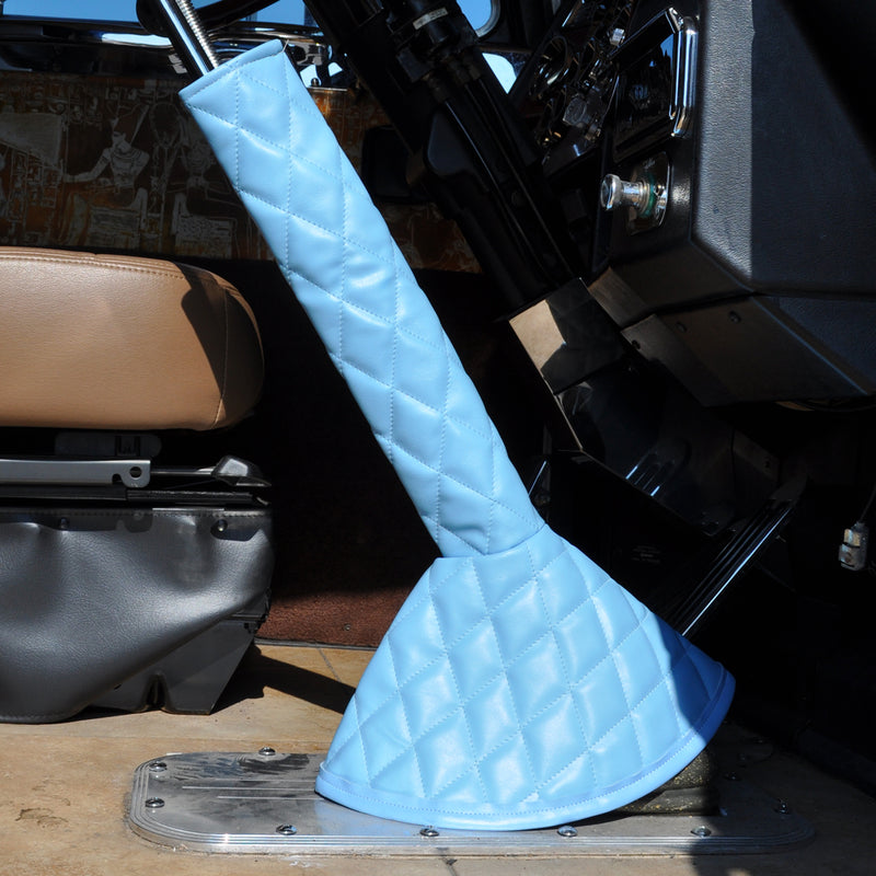 17"/24" quilted vinyl gear shift tower cover and boot