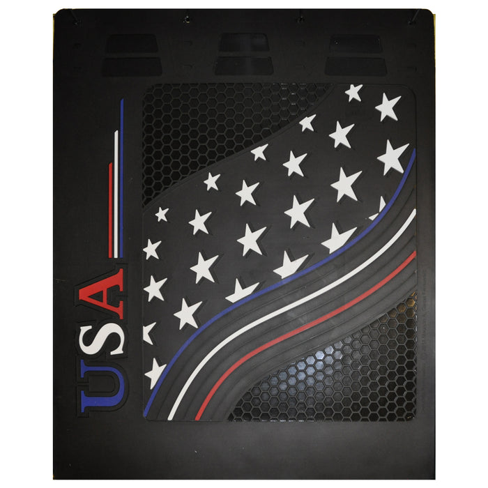 USA Stars 24" x 30" colored rubber mudflap - PAIR
