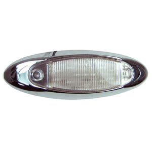 "Infinity" Red 13 diode LED marker/clearance light - CLEAR lens