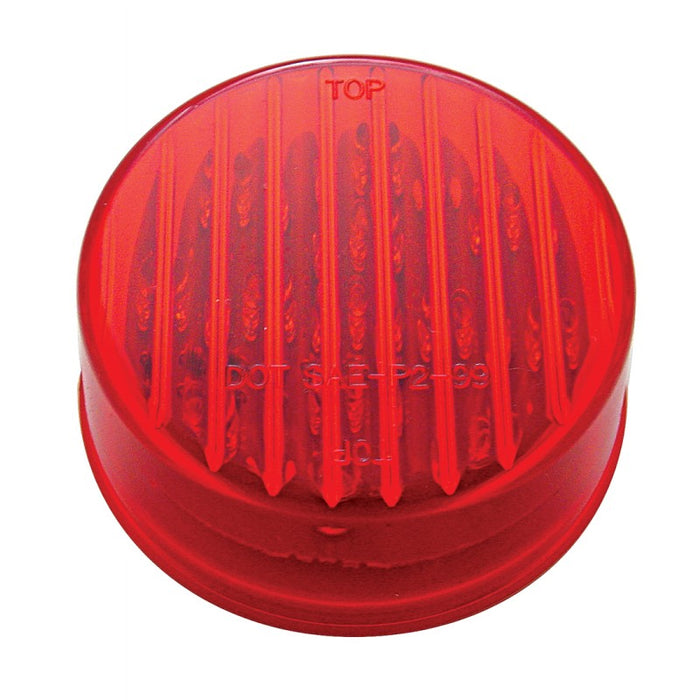 Red 2.5" round 13 diode LED marker/clearance light
