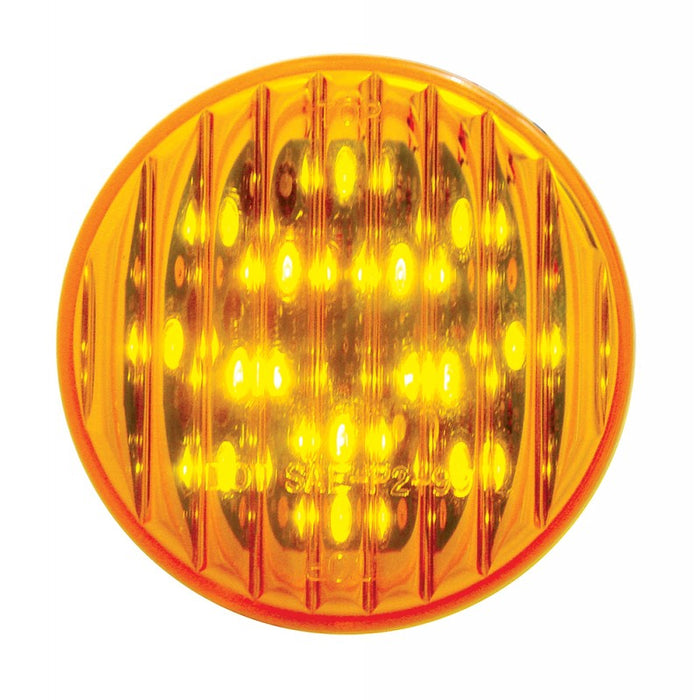 Amber 2.5" round 13 diode LED marker/clearance light