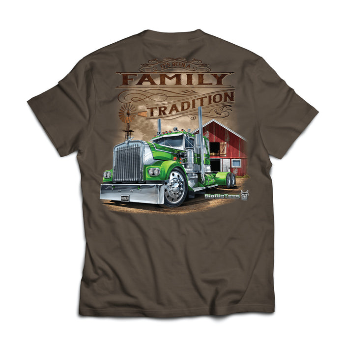 Family Tradition trucker tee shirt