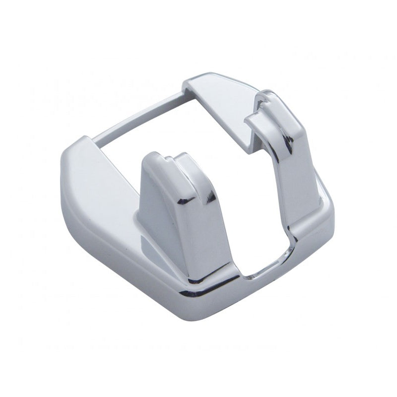 International chrome plastic hood latch cover - cab base, 2 pieces