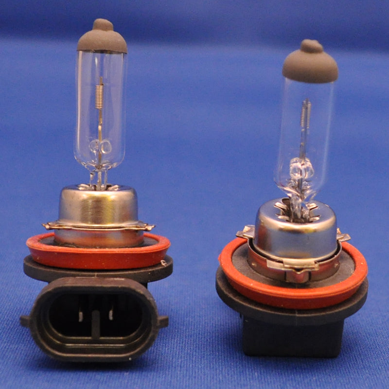 #H11 halogen headlight bulb - PAIR, Clear - 100 watts