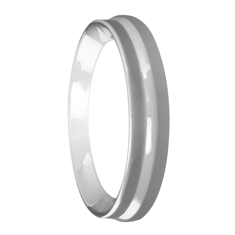 Kenworth -2005 chrome steel pyrometer gauge cover without visor