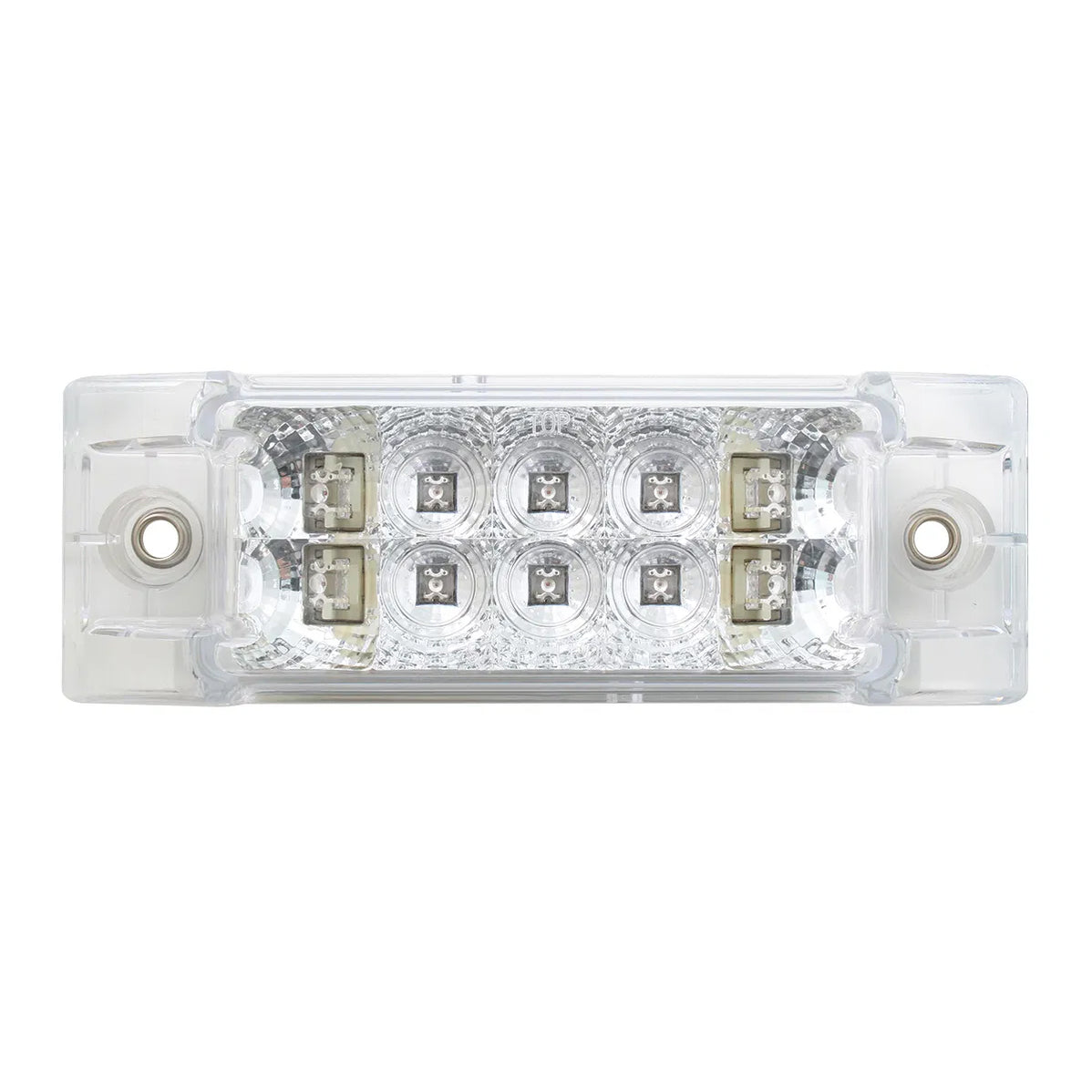 2" x 6" Rectangular Trailer Marker LED Lights — Empire Chrome